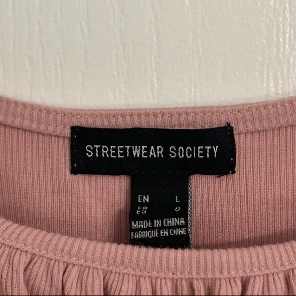 ☀️ STREETWEAR | Ribbed bodysuit pink - Picture 5 of 6